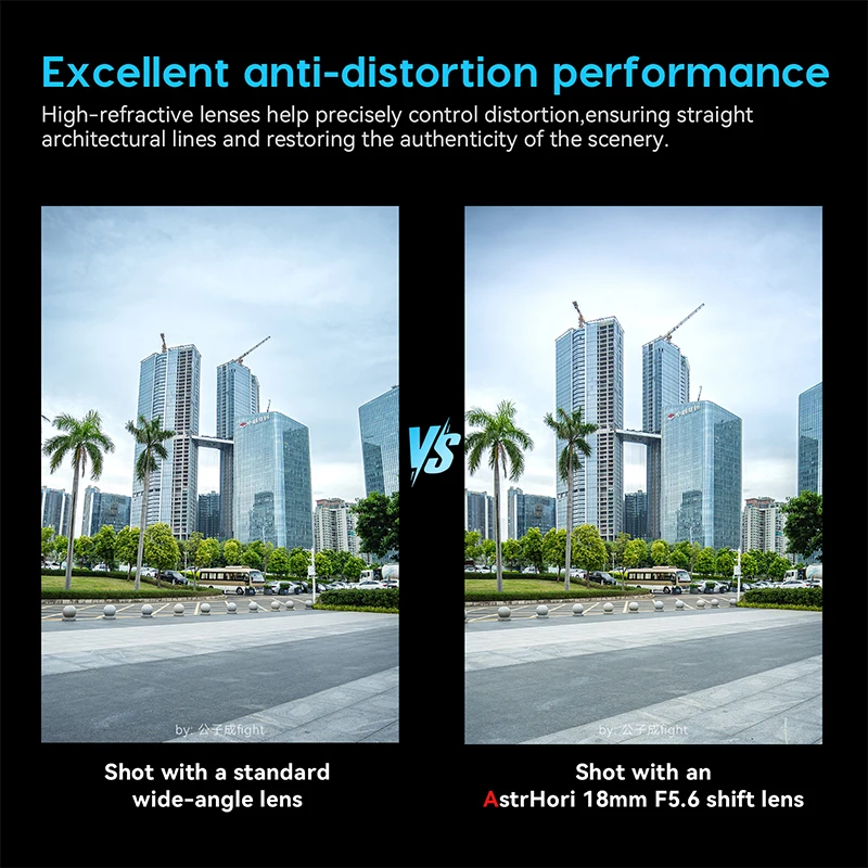 AstrHori 18mm F5.6 APS-C 광각 360 ° 니콘 Z Z5, E ZVE10 FX30, 후지필름 X Xm5, 시그마, 라이카, 루믹스L용 회전식 시프트 렌즈