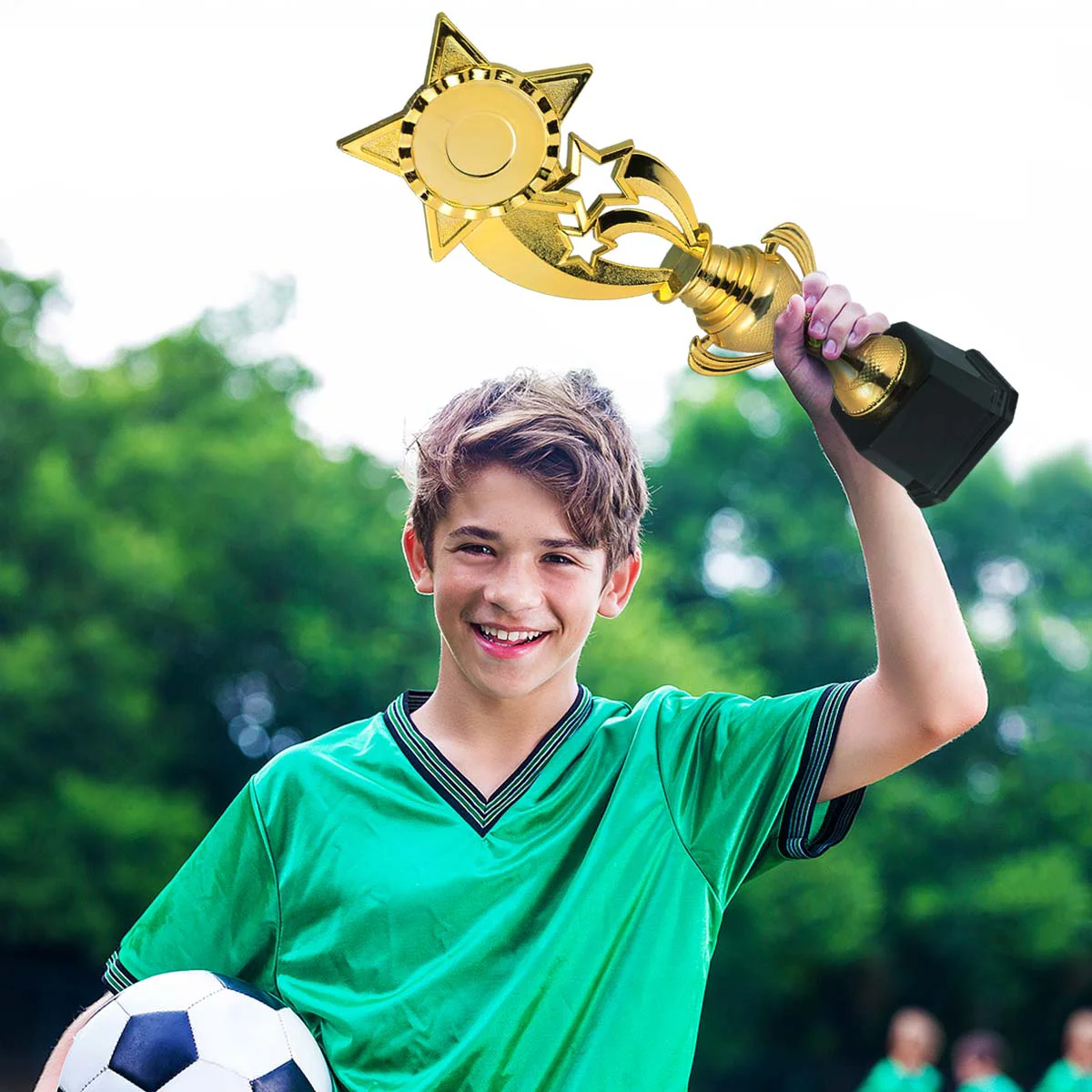 Mini Plastic Star Trophies Children Sports Award Ceremony Gift Trophy Prizes Kids Reward Team Sports Souvenirs