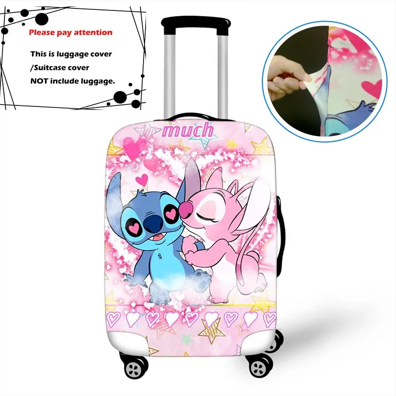 Lilo Stitch Elastic Luggage Protective Cover Trolley Suitcase Dust