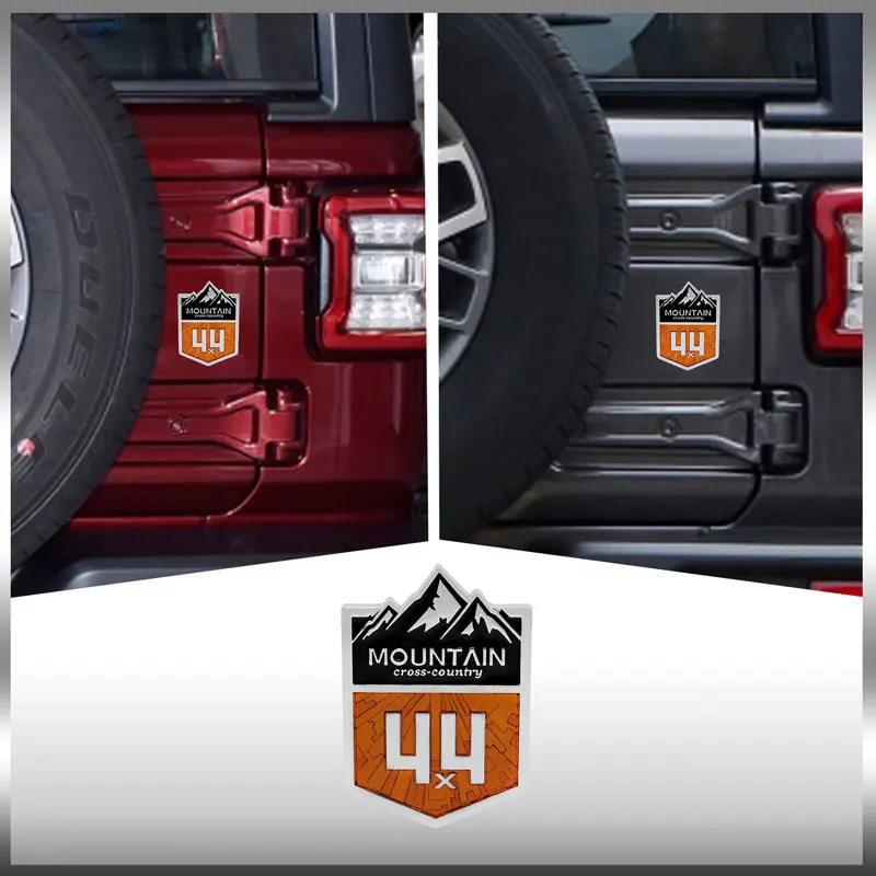 2 PCS Freedom Badge Rated Car Emblem, 4 X 4 Metal Automotive Badge, 3D Round Metal Car Badges Emblems, Car Badge Decals Stickers Compatible With Jeep Wrangler Vehicles Trucks SUV RV