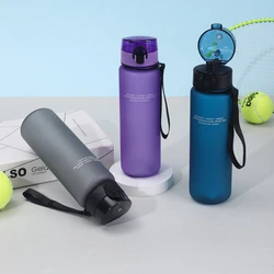 Premium Portable Leak - Proof Sports Water Bottle - 650ml BPA - Free for Hiking and Outdoor Adventures (Purple)