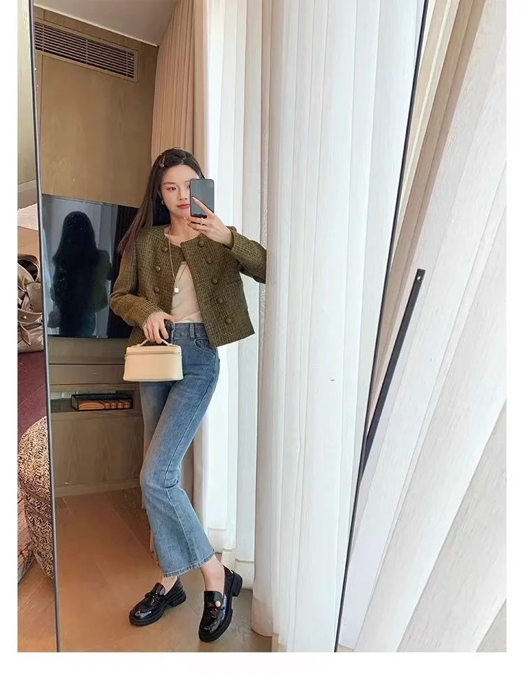 Pantofi sport damă cu talpă moale și groasă, stil britanic, toamna și iarna, model coreean, Lazy Lefu, piele, mici și unice_voghion.com