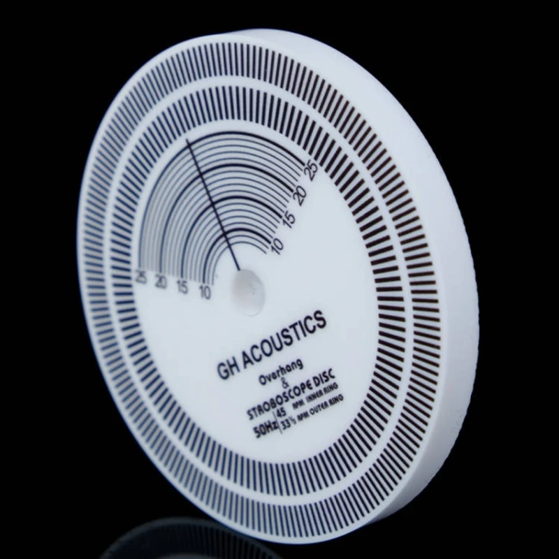 비닐 포노 속도 테스트 디스크의 정확도 80mm 직경 속도 테스트 디스크 Dropship