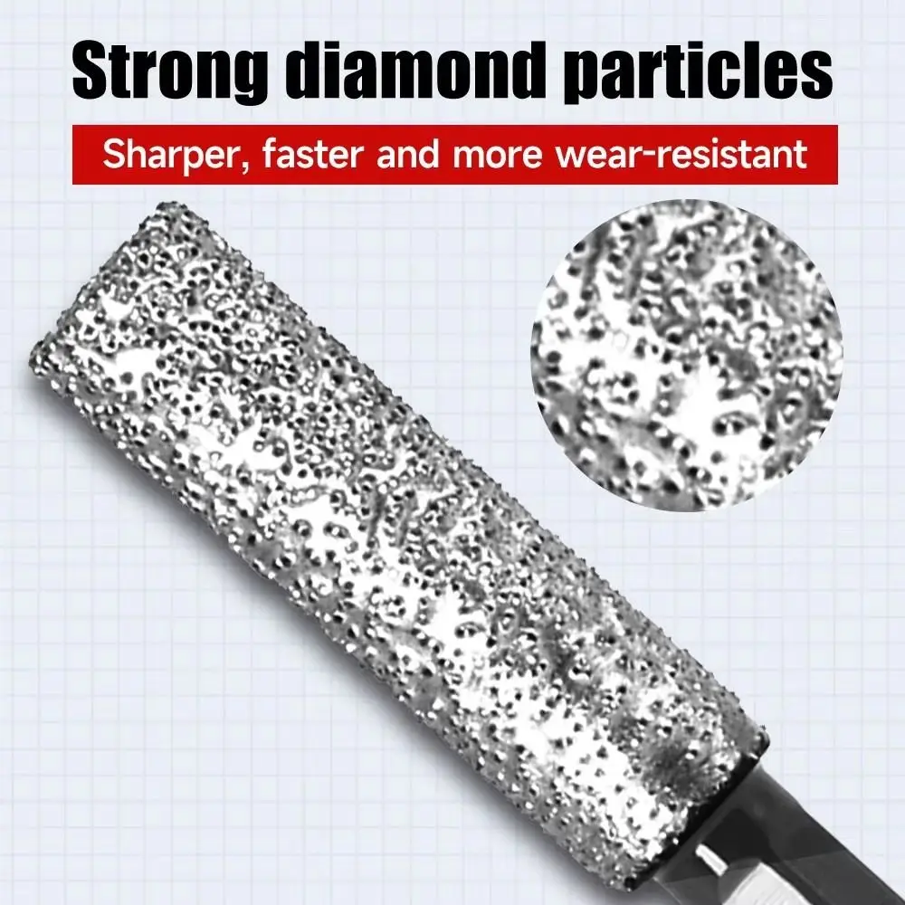 Diamond Drill Bit with Hex Shank for Ceramic and Granite - Ideal for Drilling and Grinding