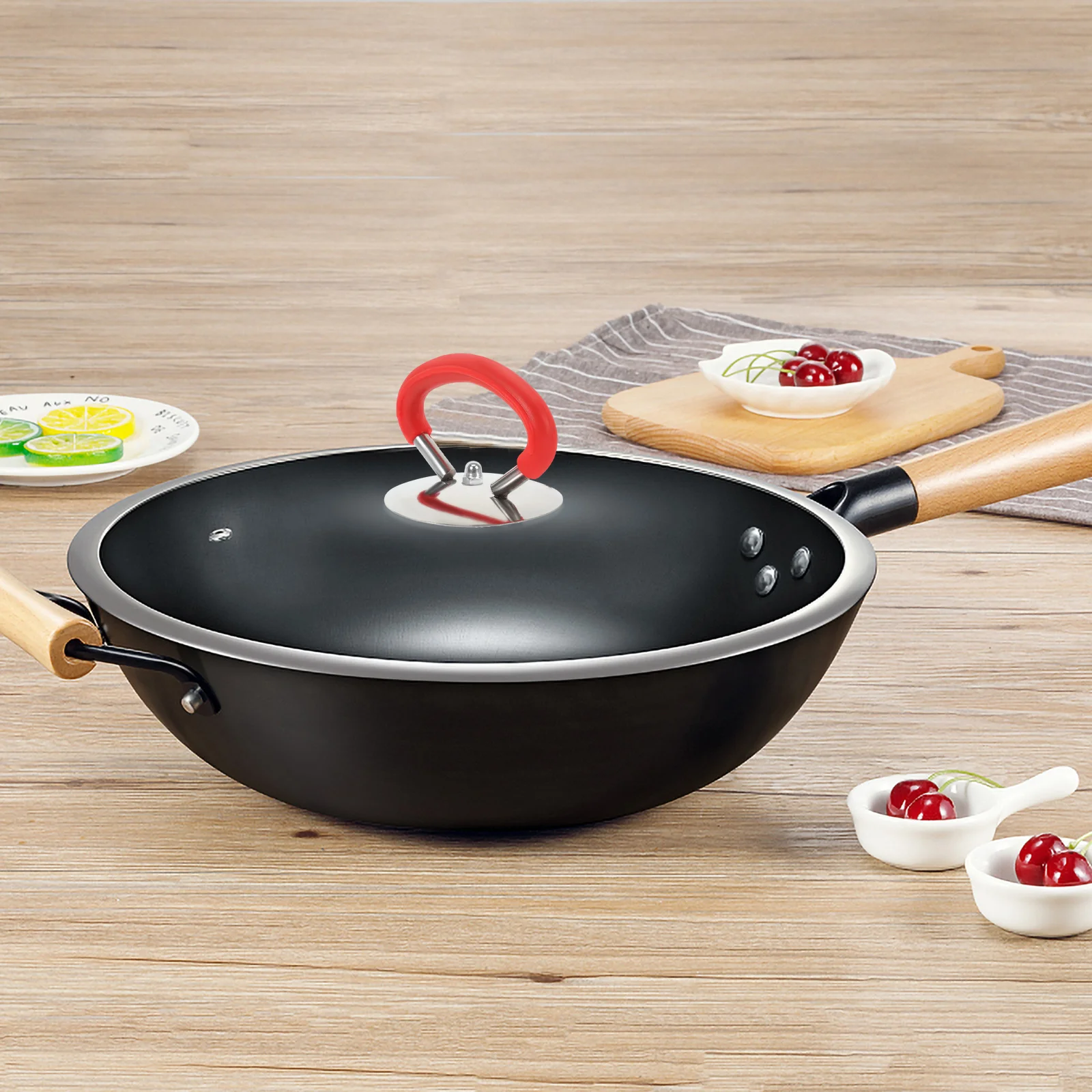

Silicone Lid Handle Cookware Knob Anti-scald Pan Knobs Sturdy Pot Handles Small Replaceable Compact Household Utensils Kitchen