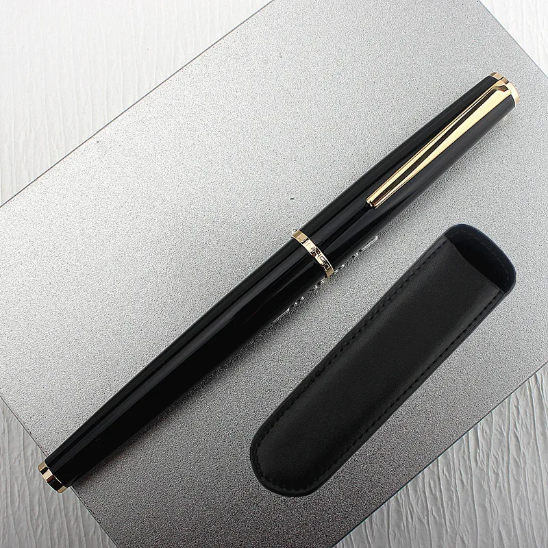 

NEW High Quality Brand Jinhao Fountain Pen Gift Black 0.5mm NIB PEN Office School Supplies Ink Pen