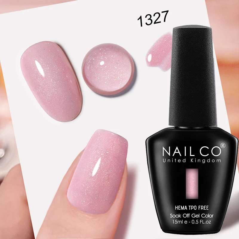 NAILCO Premium Soft Color Gel Polish - Vibrant Semi-Permanent Varnish, HEMA & TPO Free