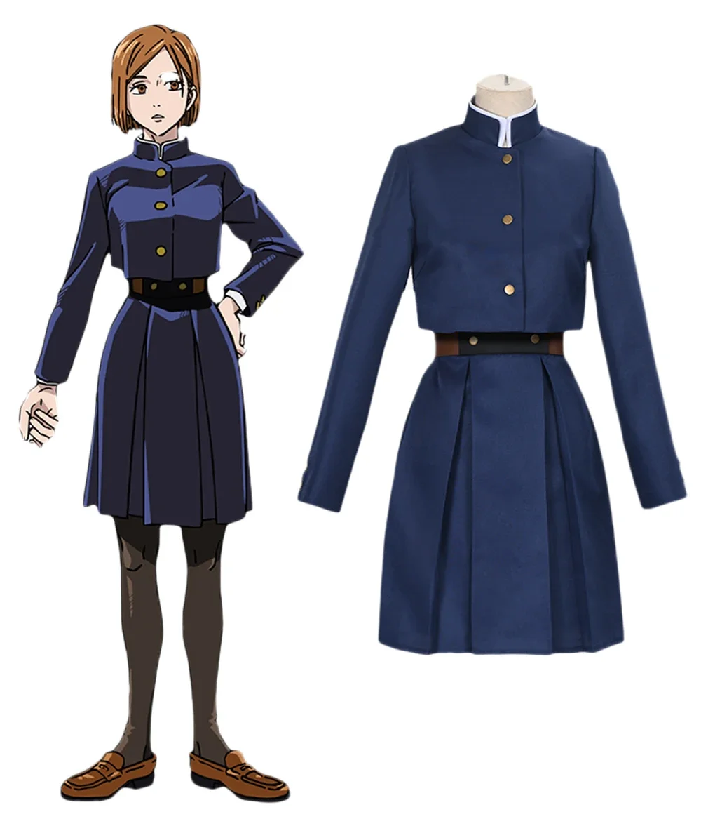 

Fulujiacos Kugisaki Nobara Cosplay Costume Anime School Uniform Outfit