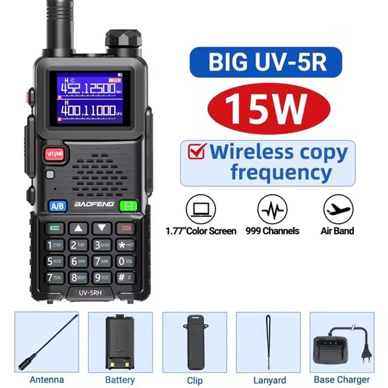 BAOFENGUV5RHUpgradedVersionAirBandWalkieTalkieWirlessCopy