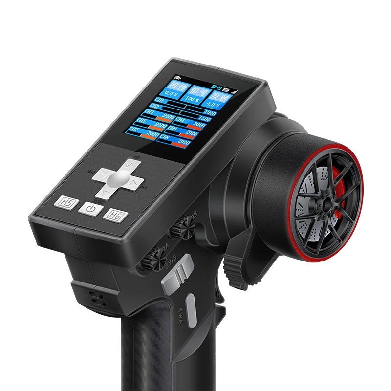 Pack complet HOTRC CT-8B 8CH incluant la télécommande et le récepteur F-08A, idéal pour modélisme