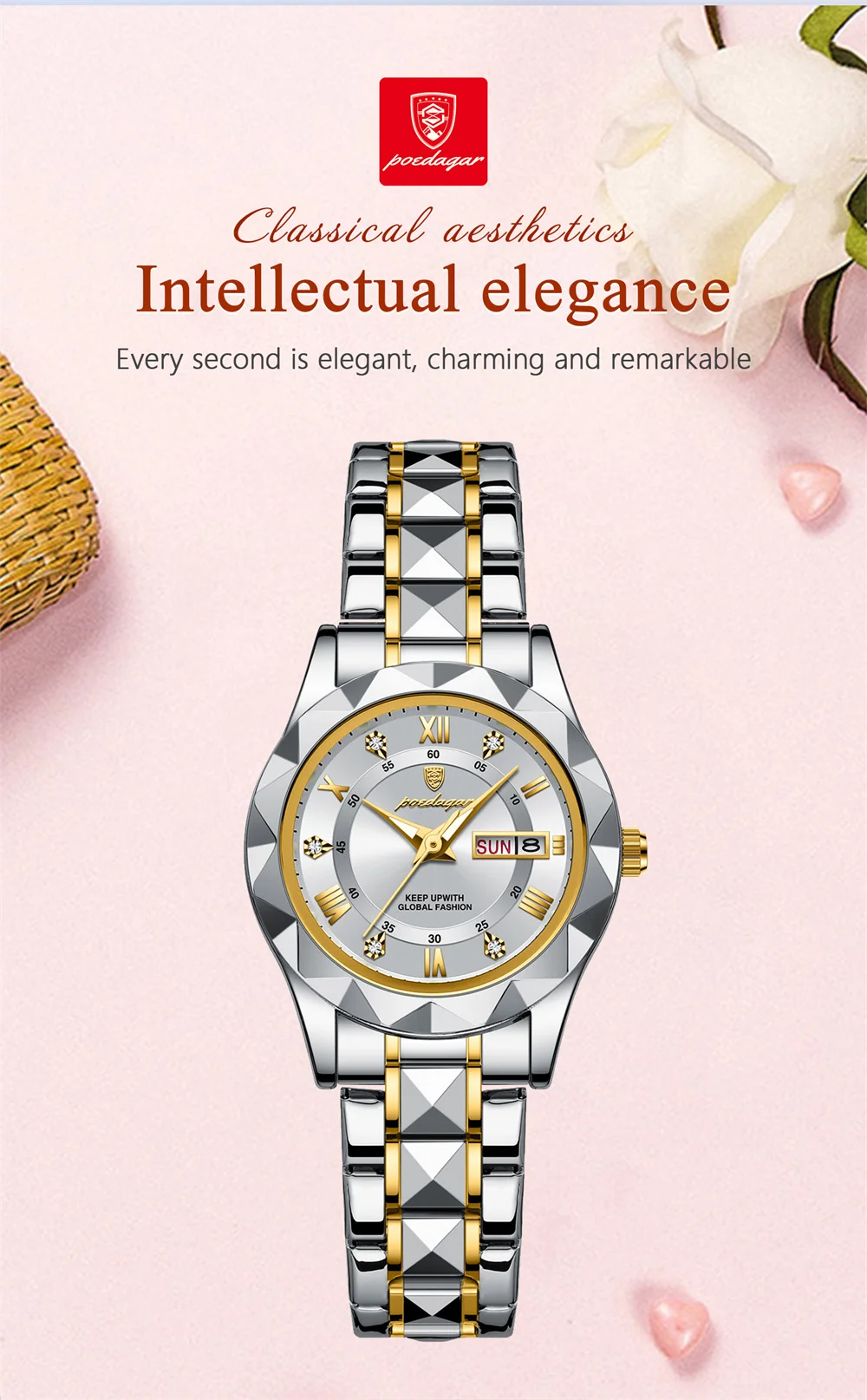 POEDAGAR 306 Women's Watch description image 4