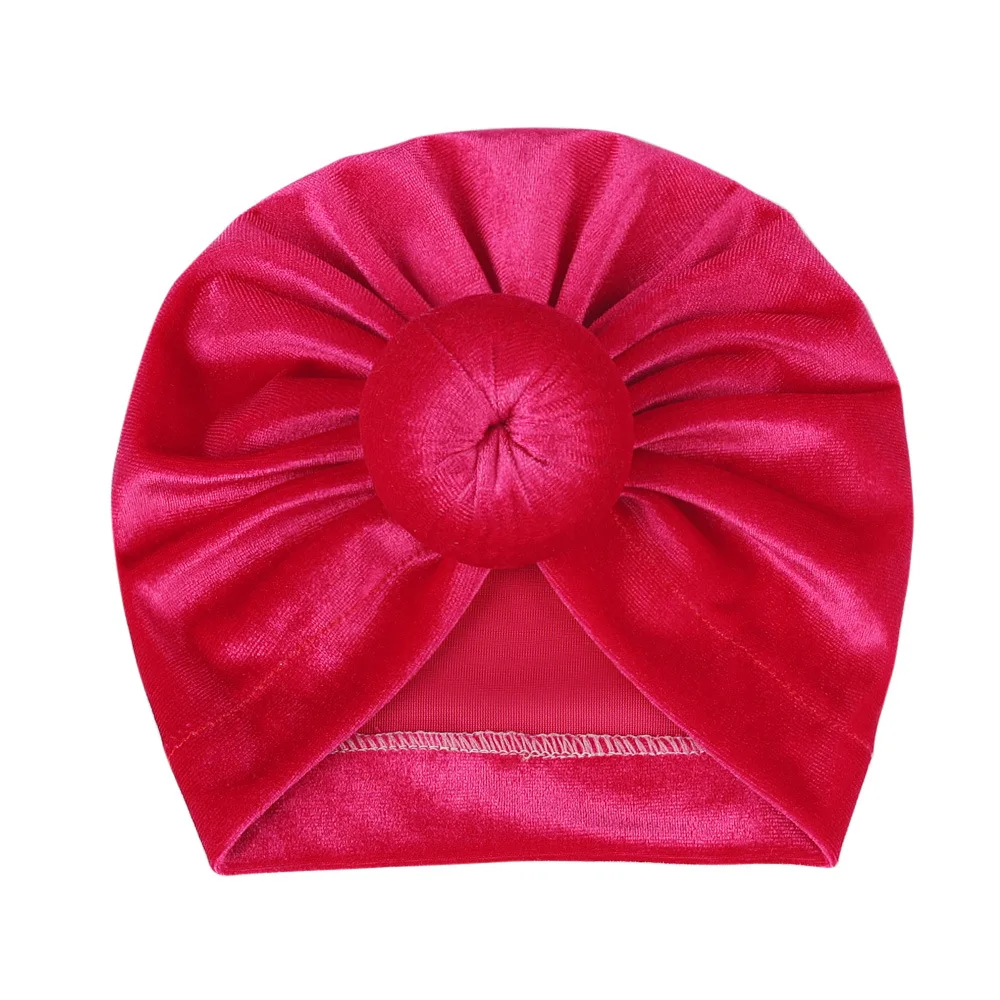 Cappellini Neonato Nishine - 5 Pezzi Turbante Con Fiocco, Morbidi E Colorati, Per Foto E Ogni Giorno