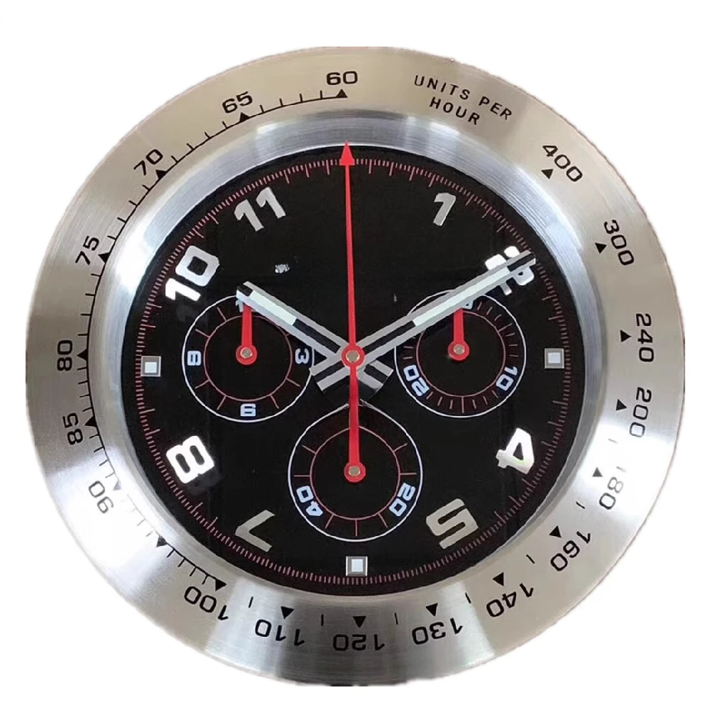 The third generation silent luminous watch big clock GMT wall clock