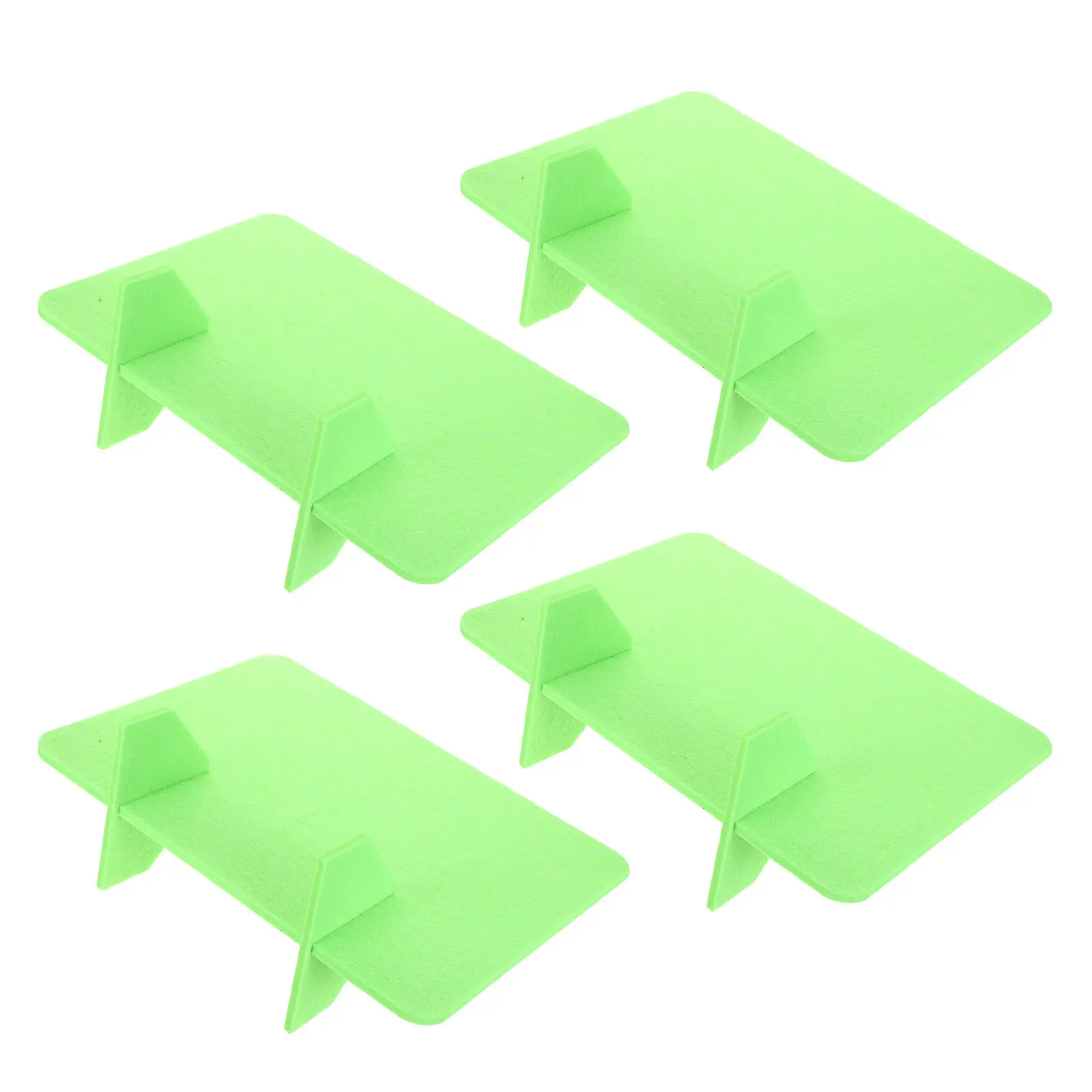 4개 사무실 책상 칸막이 펠트 패널 프라이버시 파티션 보드 간편 설치 조용한 작업 공간 학교용 15.72x11.79인치