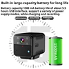 1080P HD Mini Wifi Action Camera Large Battery 1500mAH Infrared Night Vision 170 ° Wide-angle Motion Anti-shanke Recorder Cam 5