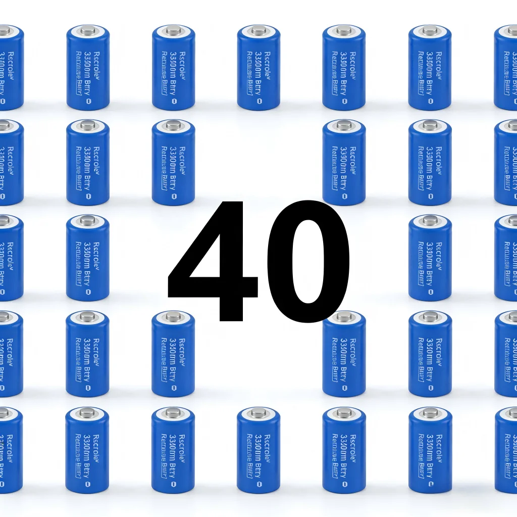 40 PCS Batteries