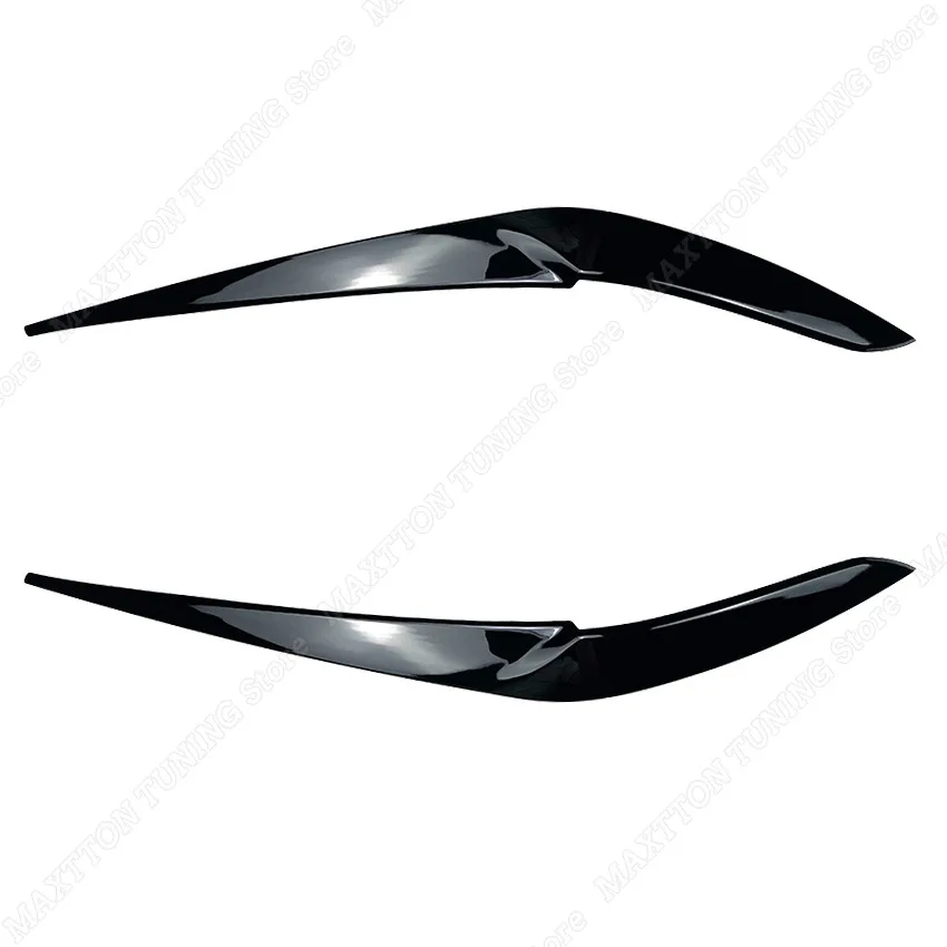 For BMW X5 G05 X6 G06 30i 30d 35i 35d M50i M50d 2018-2023 Car Headlights Eyebrow Eyelids Cover Gloss Black Body Kit Tuning ABS