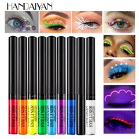 UV Light Neon Eyeliner Pen Eyes Makeup Red Waterproof Liquid Color Eye Liner Pencil Make Up Cosmetics Yellow Matte Purple Pen 2
