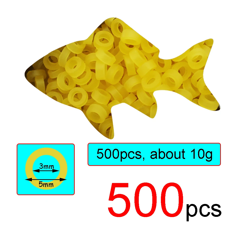 5000 Pezzi Elastici Per Esche In Gomma Da Pesca, Materia - Foto 6