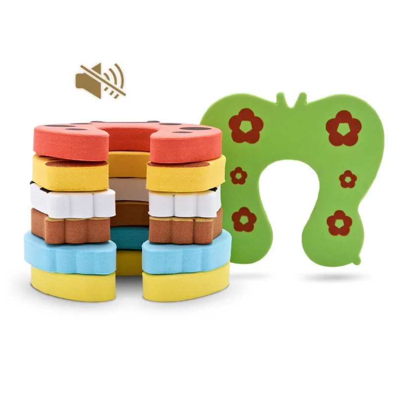 2Pcs/set Crash Door Stopper for Baby Safety Child Proof Door Guard Finger Protector Security Lock Baby Proofing Home Straps