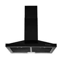 Tieasy 450CFM 24-inch Wall Mount Vent Stainless Steel Fan with LED Light Range Hood USGD1760BPA 1