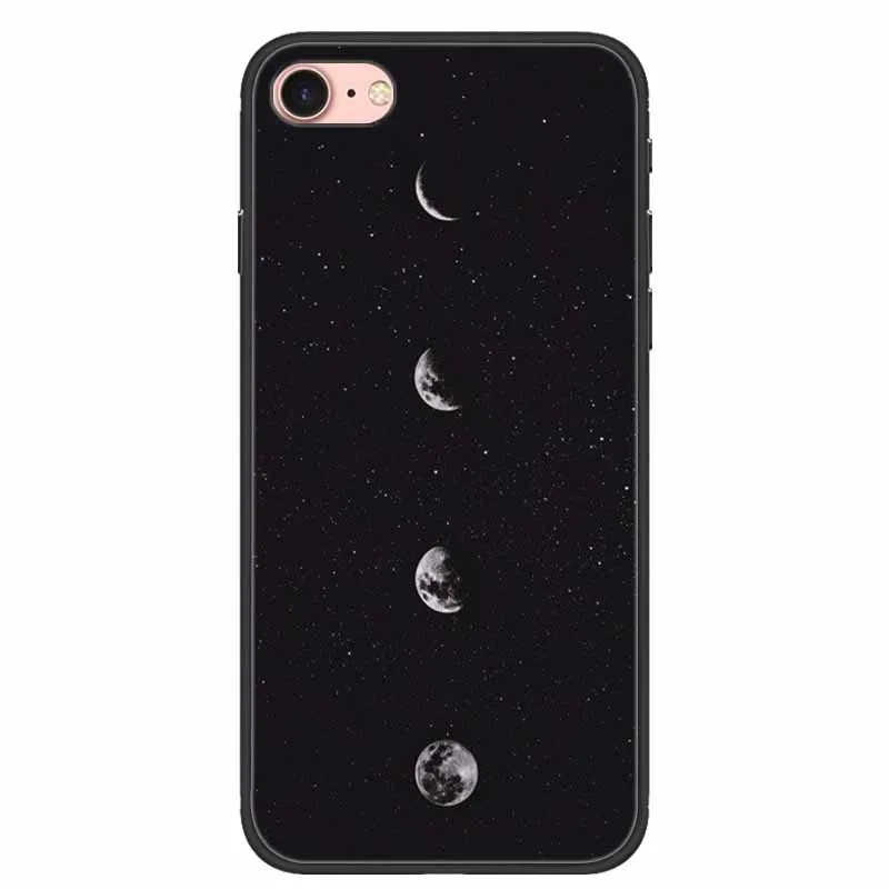Sleek Black Silicone Soft Protective Case for iPhone - Cool and Durable Design