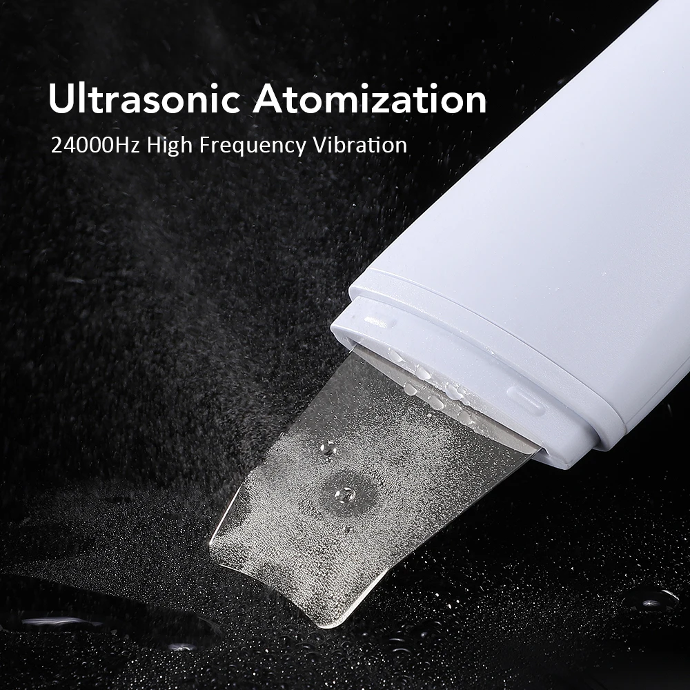 Ultrasonic Face Scrubber Deep Facial Peeling Machine Ultrasonic Skin Scrubber Blackhead Remover Acne Pore Face Cleaning Scrubber