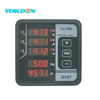 AC Three Phase Panel Meter GV57 Multifunctional Voltmeter Ammeter Power Meter 1