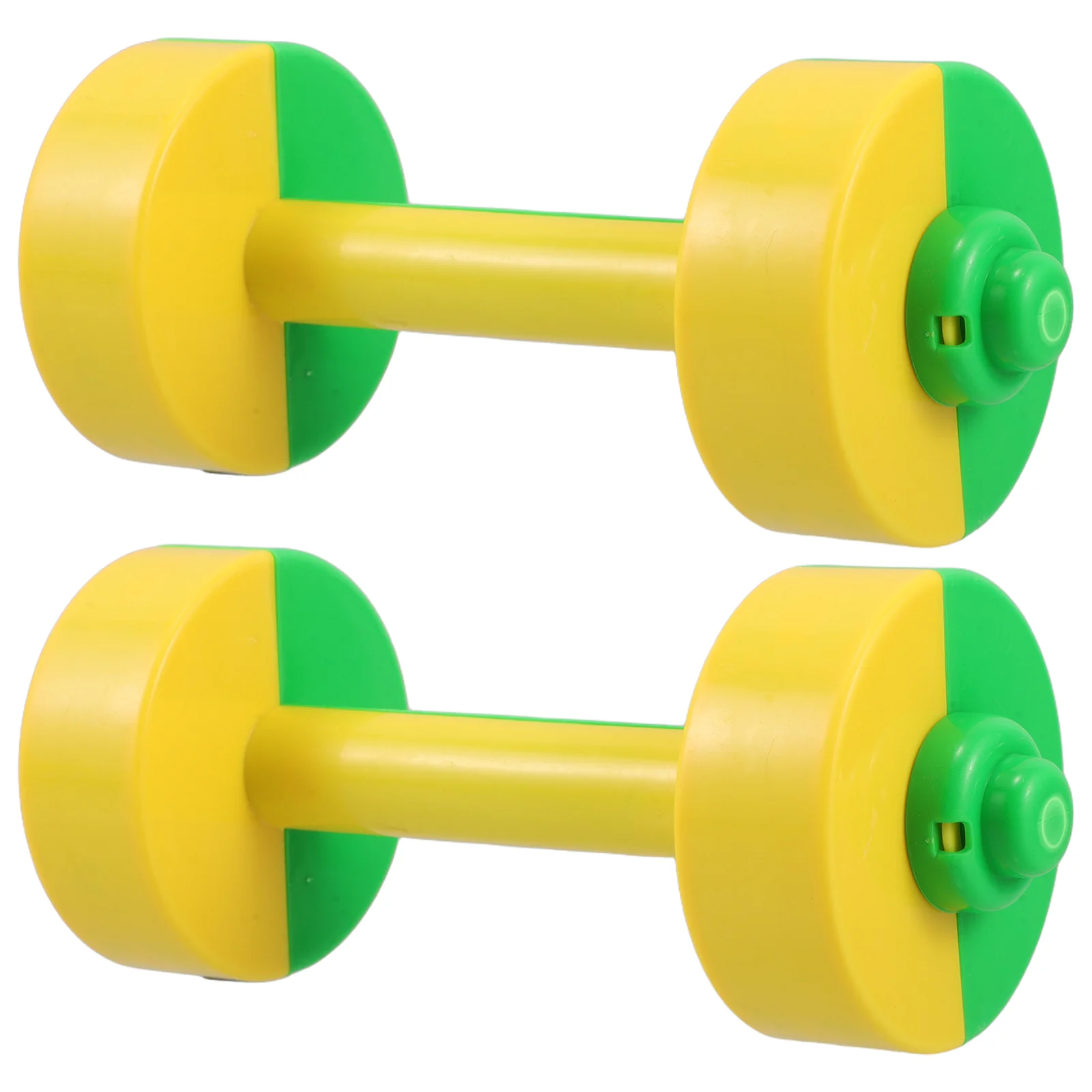 2 Pcs Children Fitness Dumbbells Kids Exercise Weights Plastic Gym Gear Sport Equipment For Training Set Early Education Toy