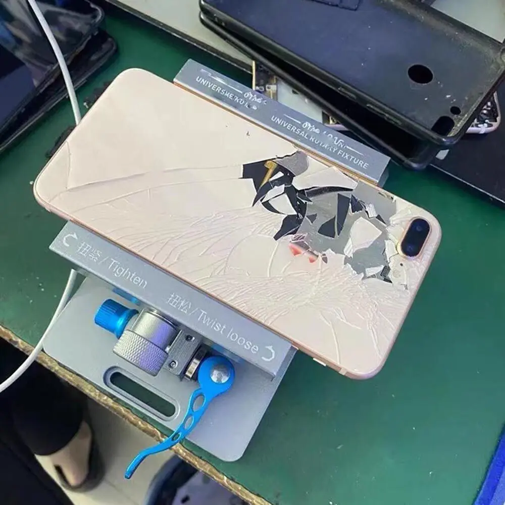 Universal Rotatable Holder Fixture For Iphone X 11 12 Pro Max Broken Back Rear Glass Housing Motherboard Battery Repair Tool Power Tool Sets Aliexpress