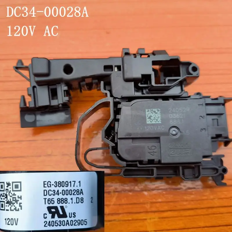 For Samsung drum washing machine dryer DC34-00028A door lock EG-380917.1 120V Parts