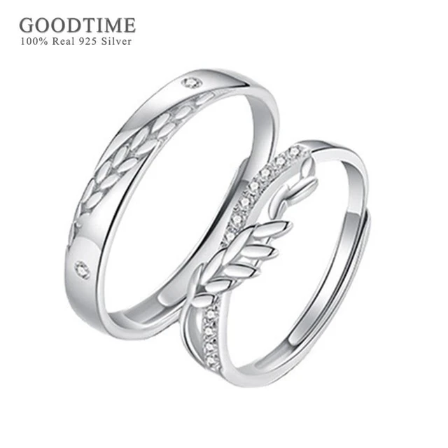 LOVERSRING Couple Ring Bridal Sets His Hers Women 10k White Assorted Styles  | eBay