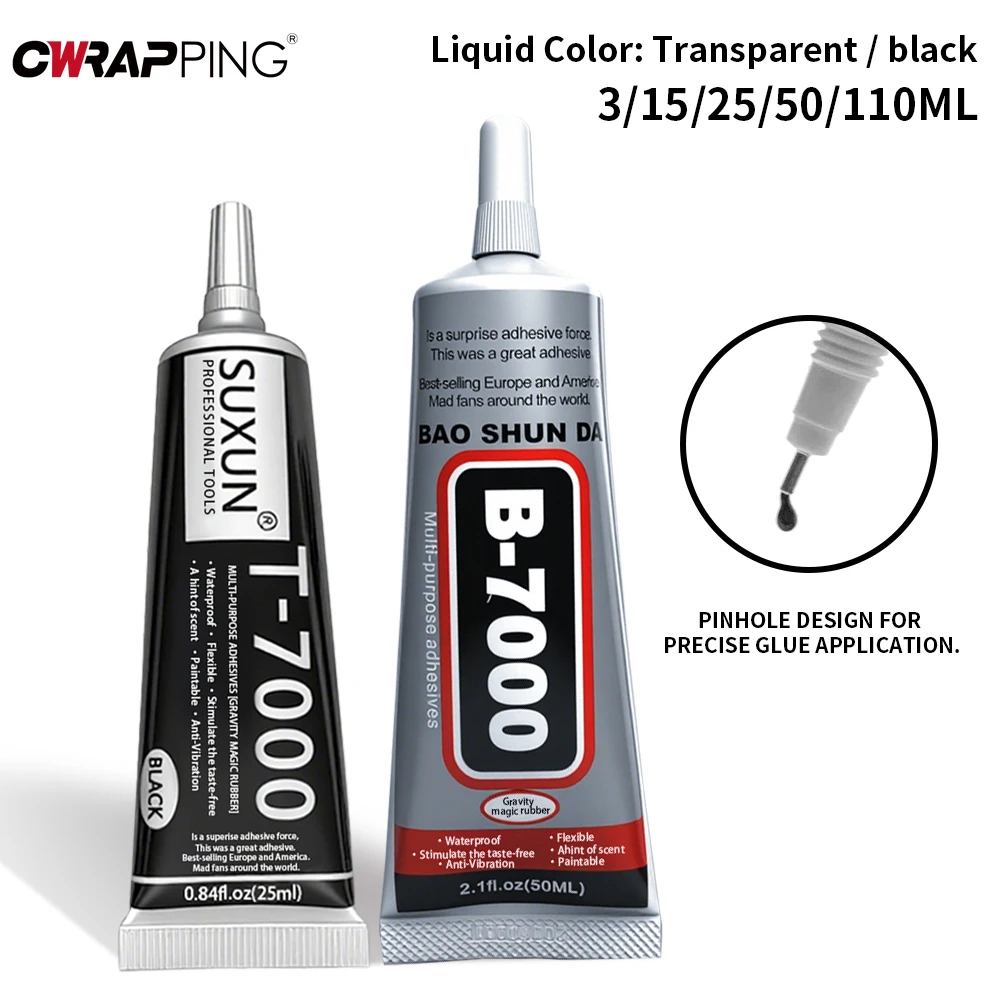 All-Purpose 15ML, 50ML, 110ML Adhesive for Repair & Craft – Strong Bond for Glass, Plastic & More
