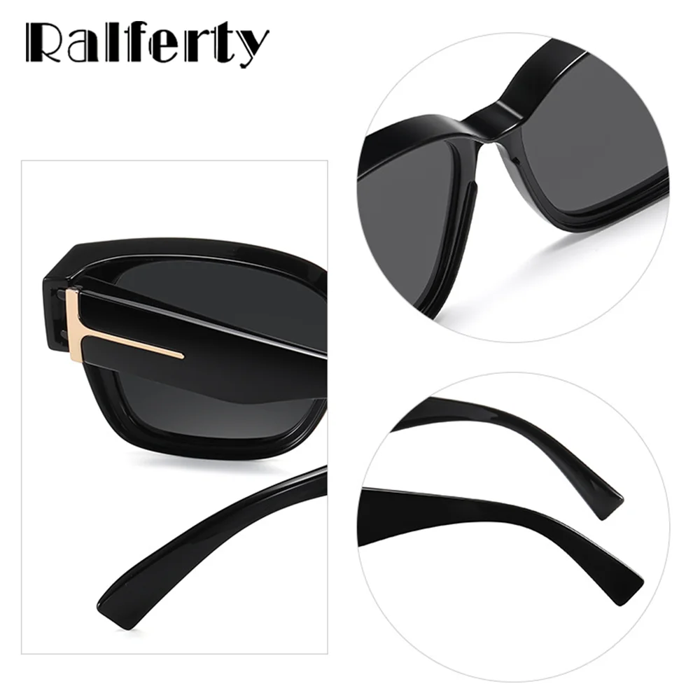 Ralferty Oversize Sunglasses Overlay Polarized UV400 Anti UVA UVB TR90 Light Weight Can Cover On Glasses Driver Shades Women 5
