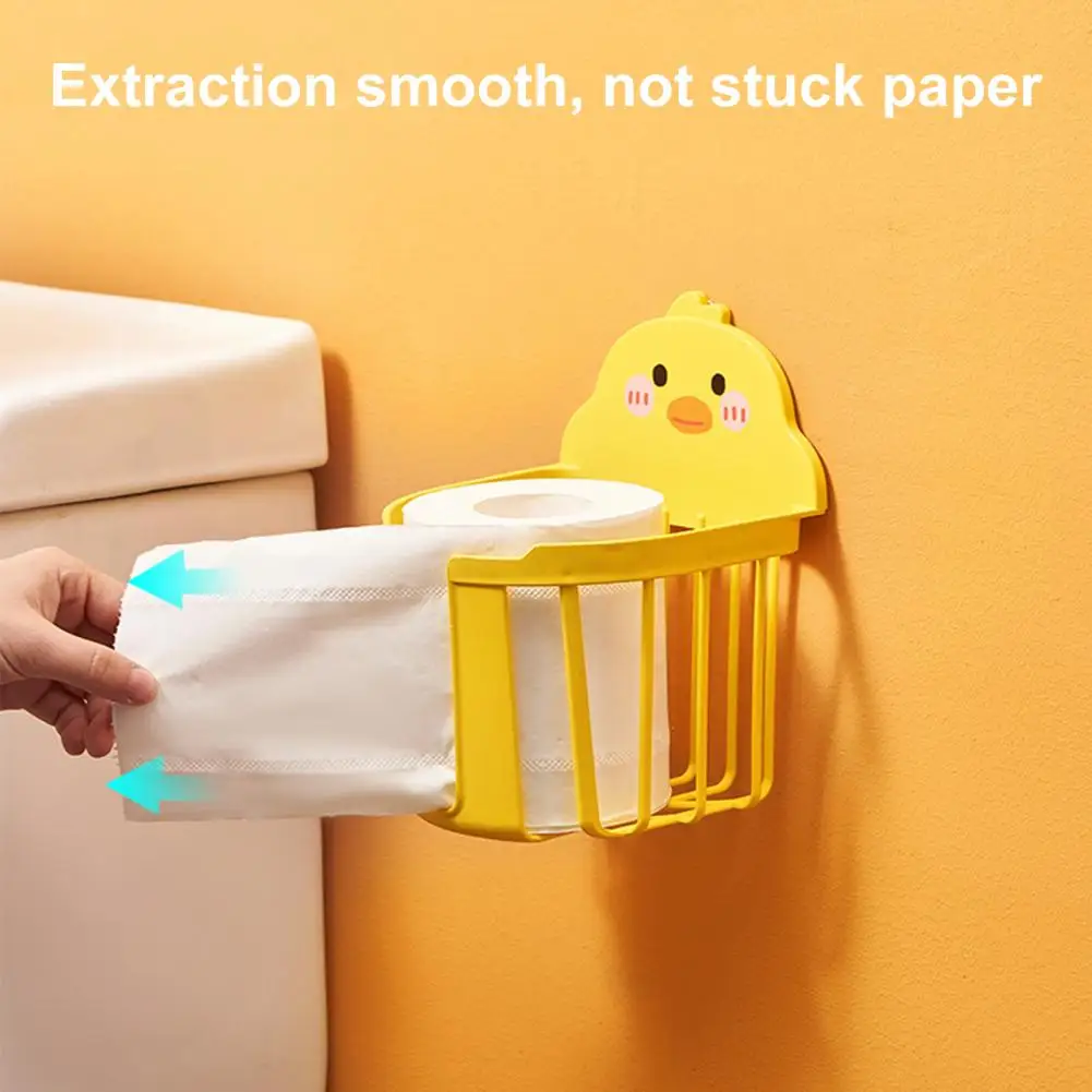 Long Lasting Paper Organizer Shelf Home Decoration Hollow-Out Design Wall-Mounted Toilet Roll Paper Storage Holder for Wall
