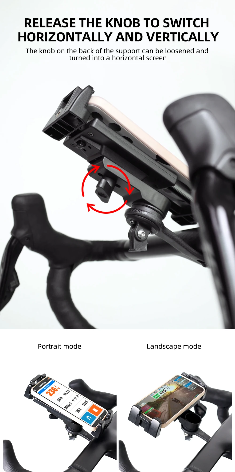 ThinkRider Bike Trainer Handy-iPad-Ständer – Detail 5