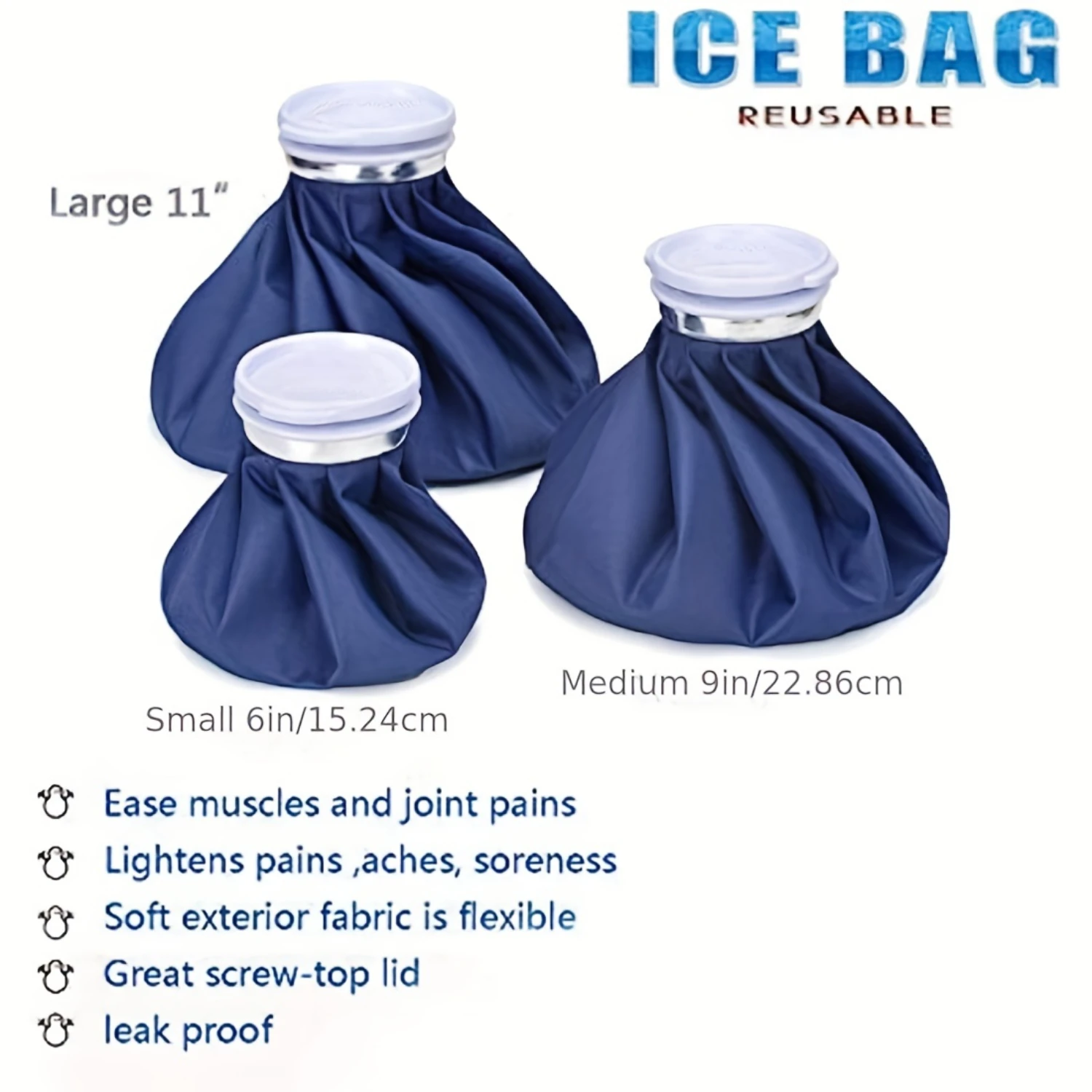 4PCS Reusable Hot Cold Therapy Ice Packs