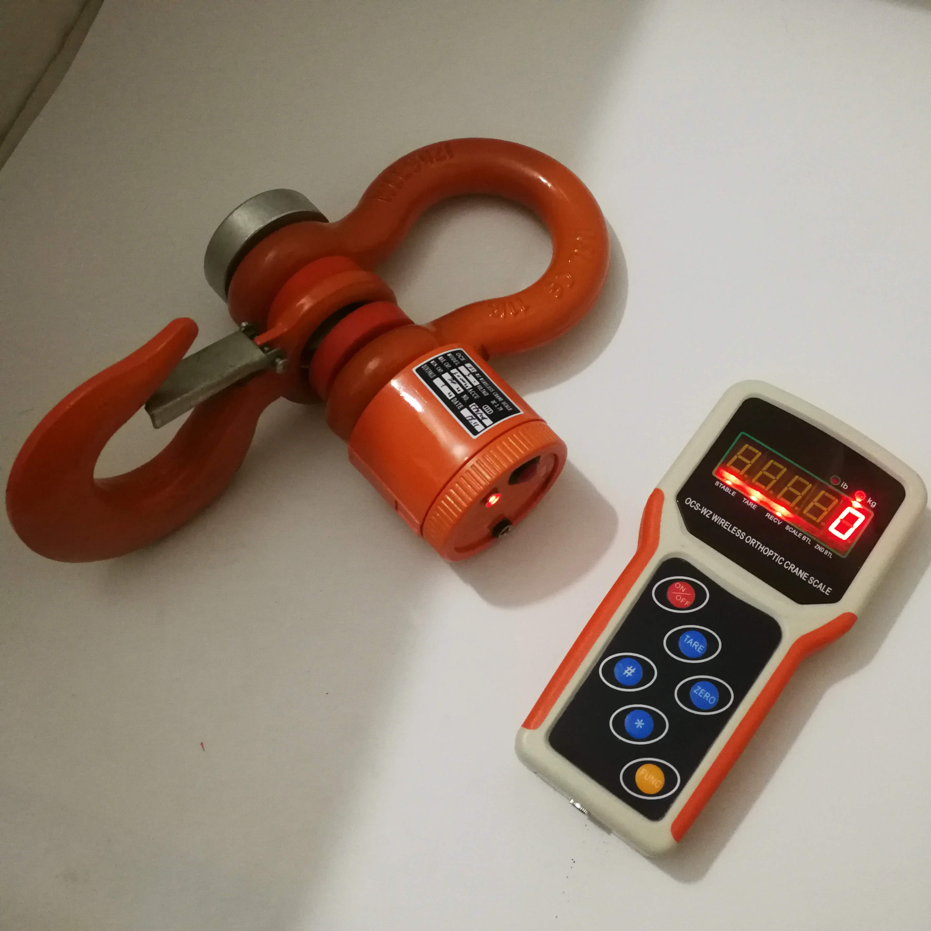 Wireless Digital Crane Scale 2T/3T 2000kg 3000kg Heavy Duty Industrial Hanging Scale with Remote Handheld Meter detail image 3
