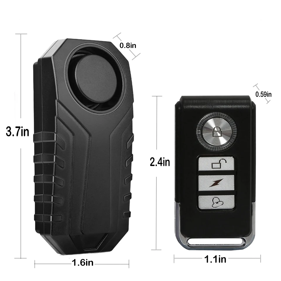 Advanced Anti-Theft Waterproof Alarm with Remote Control for Bikes and Motorcycles