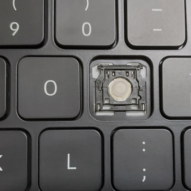 Substituição Keycap Chave Boné & Scissor Clipe & Dobradiça para Samsung Galaxy Tab s7 Mais S7fe Chaves Teclado Preto Inglês