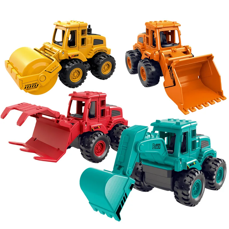 

Children's Inertia Car Simulation Engineering Vehicle Toys Excavator Bulldozer Road Roller Boy Toy Car Children Birthday Gifts