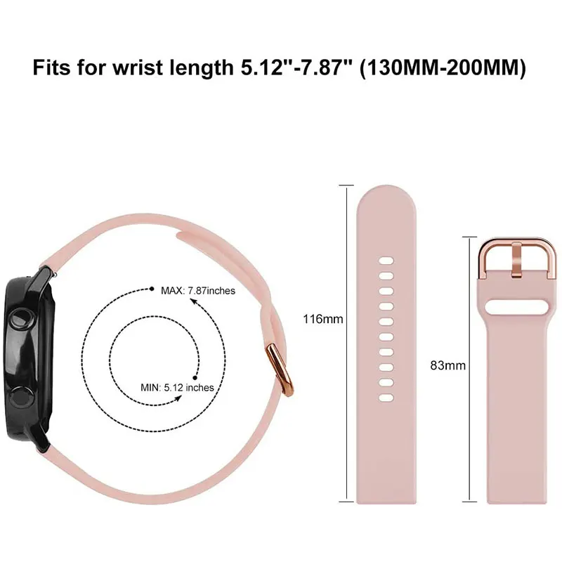 Silicone Wristband Strap - Enhanced Comfort and Style for Smartwatches