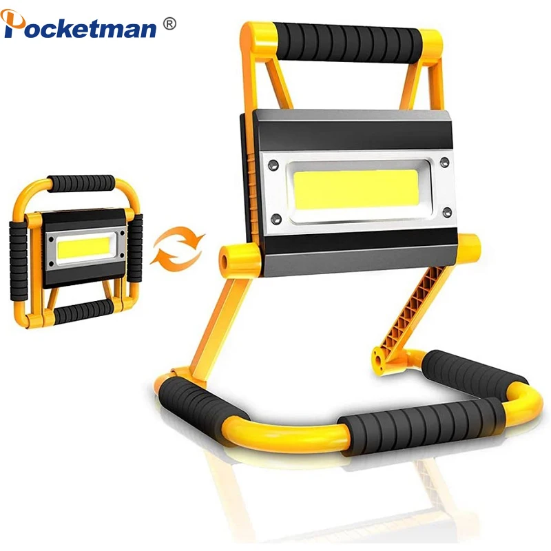 380W Super Bright LED Work Light Foldable High Lumen Spotlight Handheld