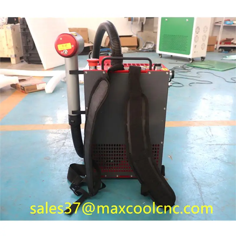 Backpack Laser Rust Removal Cleaning Tool 100W 200W 300W Oxide Layer Paint Laser Cleaning Machine 2