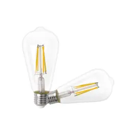Smart WiFi Dimmable LED Filament Bulb - Vintage Tungsten Lamp, E27 Base, 7W, 220V (2 - pcs)