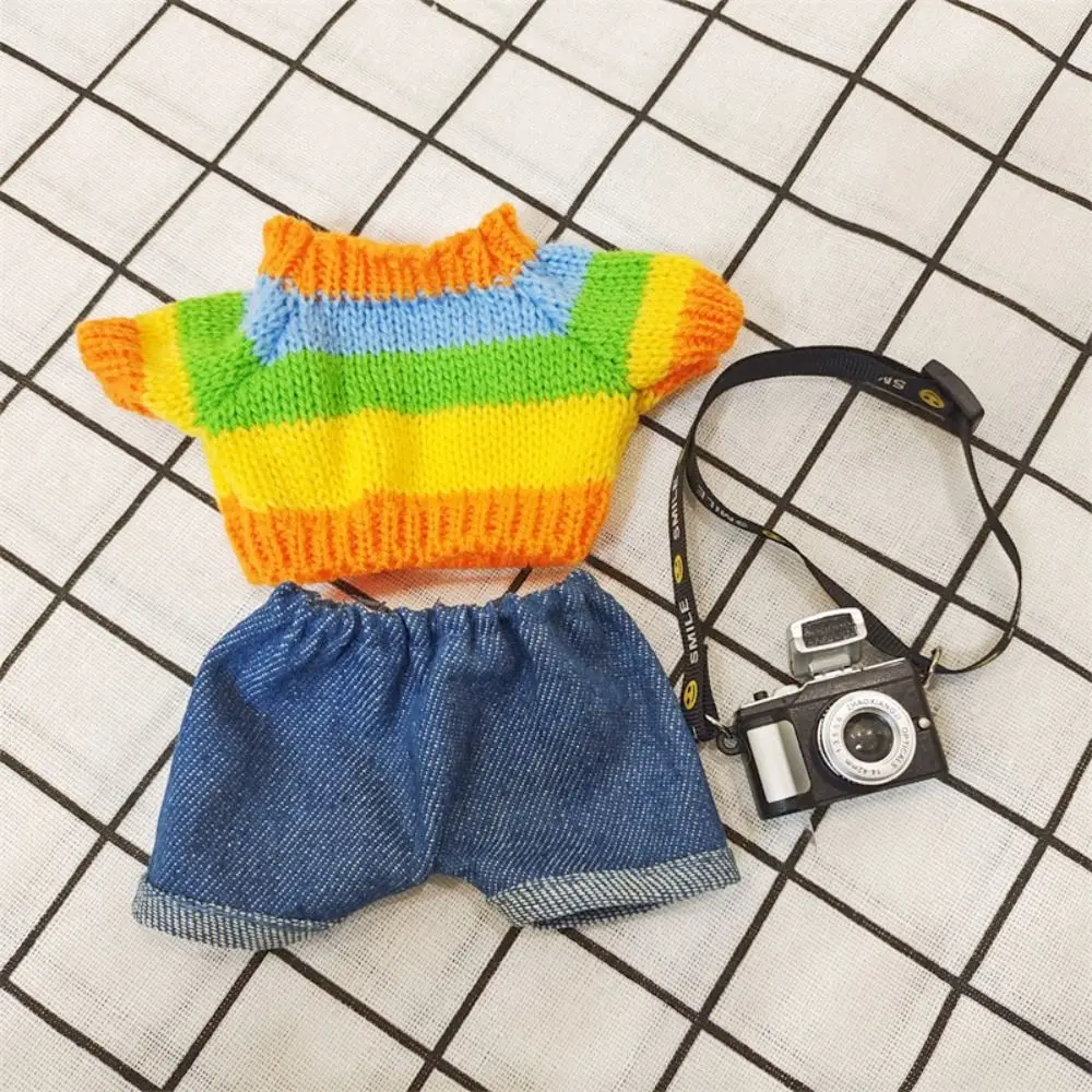 Fashion Doll Clothes Hoodies High Quality Mini Toys Accessories Doll Shorts Multistyles T-shirt Suit 20cm Cotton Doll