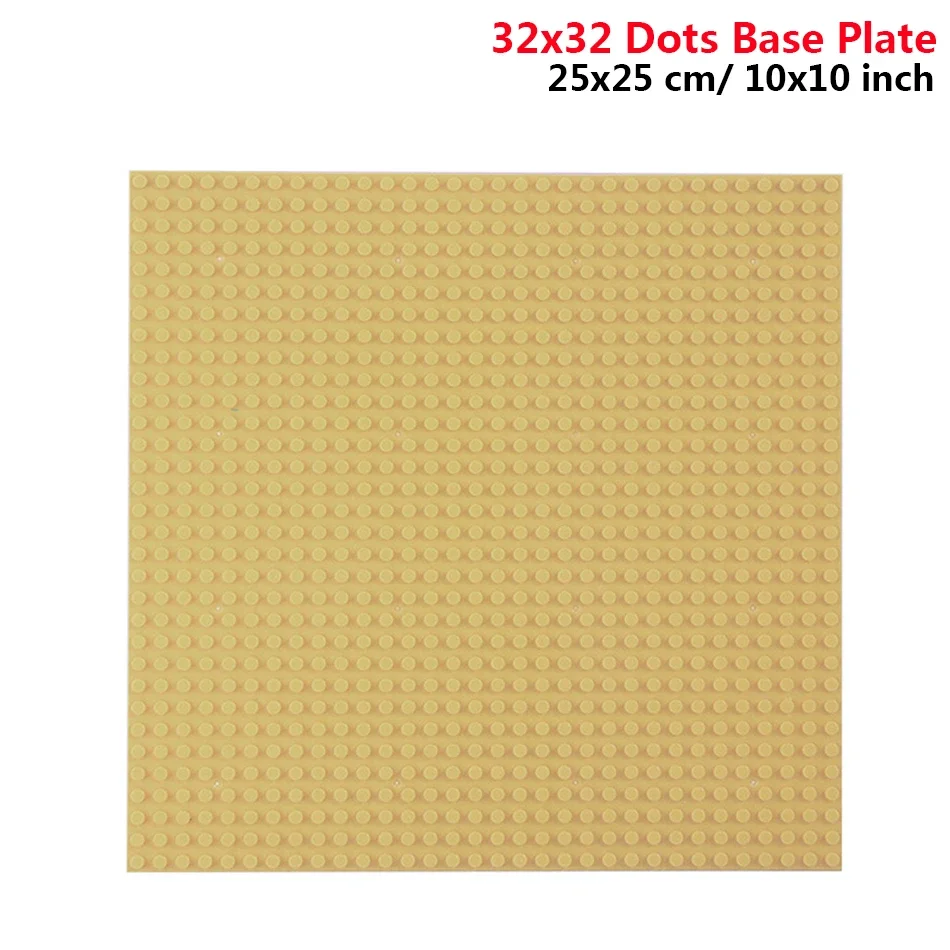 32x32 32x16 Dots Classic Building Blocks Base Plate MOC DIY Small Size Bricks Baseplate Parts For City Figures Children Toys