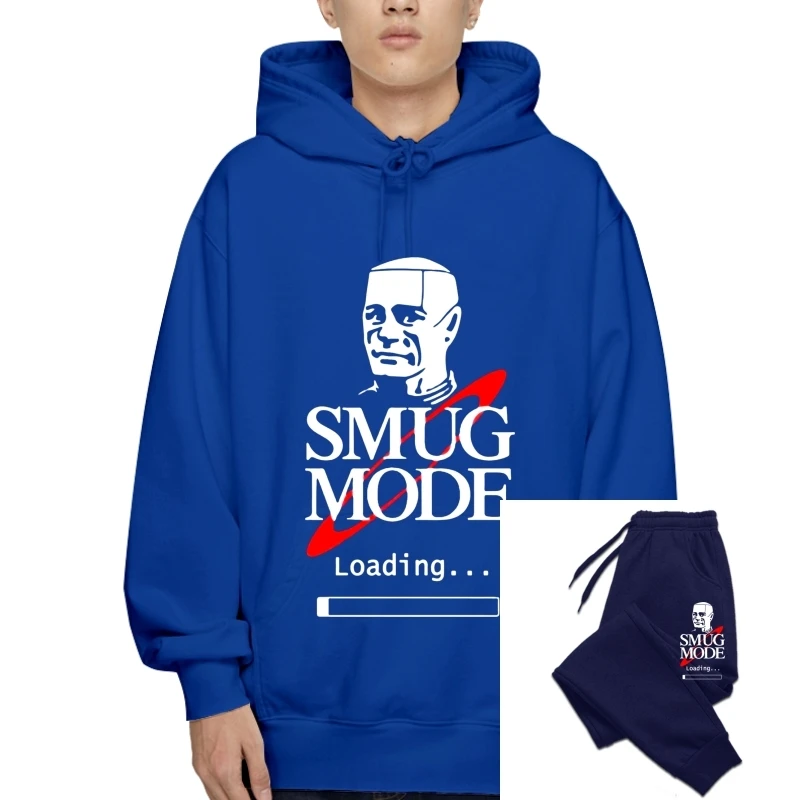 

Smug Mode Kryten Red Dwarf Sci Fi Tv Show Pullover Smeg Head Black Ship Fast Full-Figured Outerwear
