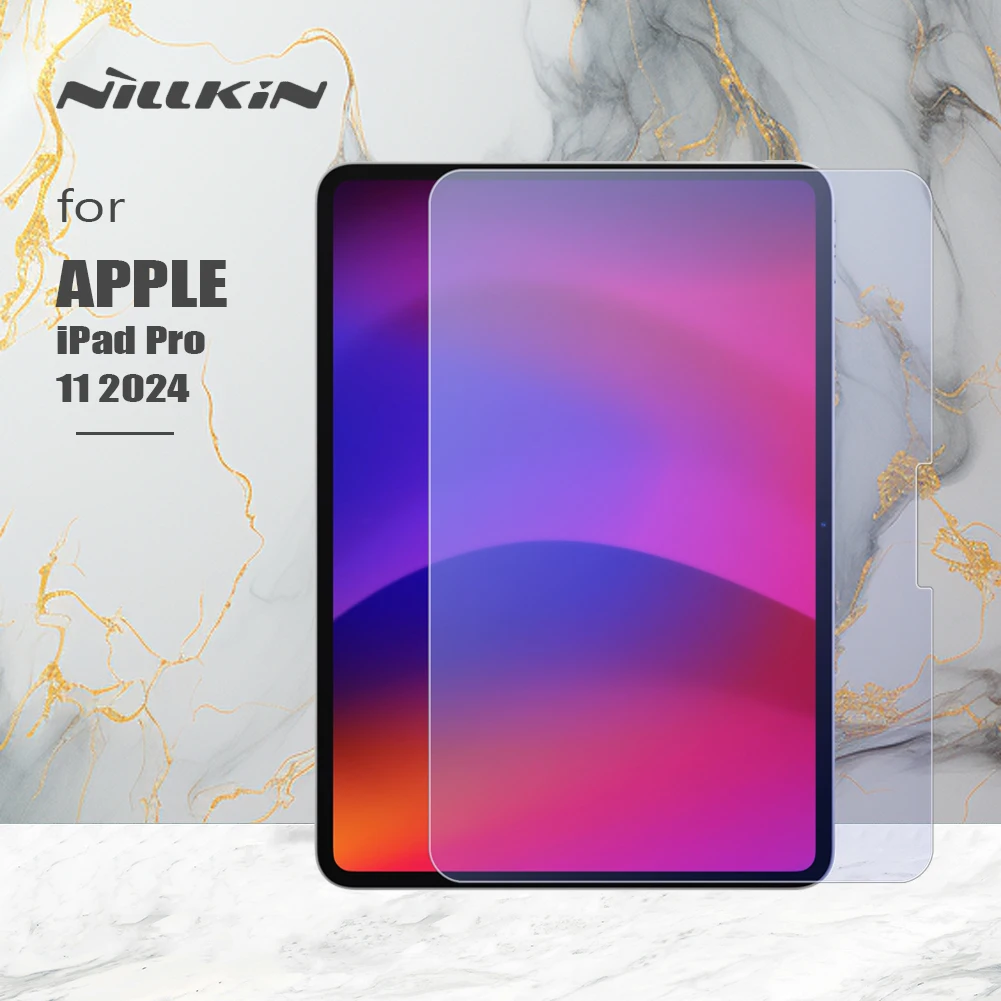 

Для Apple iPad Pro 11 2024 стекло V + ультра-Nillkin тонкое анти-голубое зеркальное закаленное стекло Защита экрана для iPad Pro 11 2024