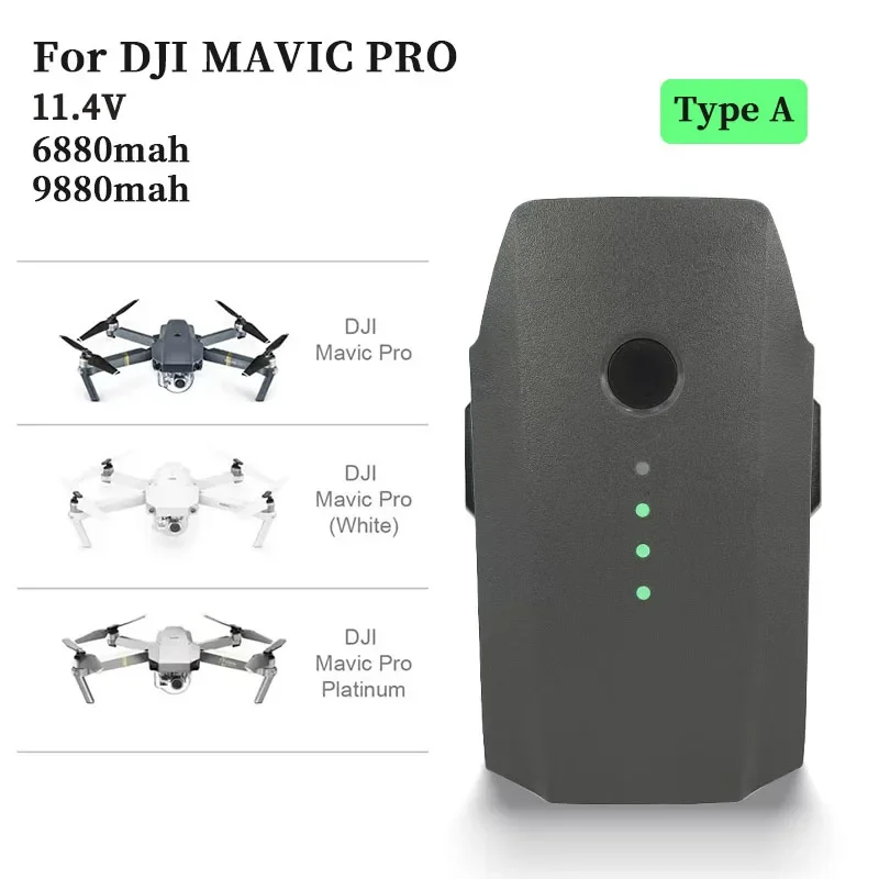 

100% brand new for DJI Mavic Pro Battery Max 27-min Flights Time 9880mAh For Mavic Pro Drone Intelligent Flight Batteries